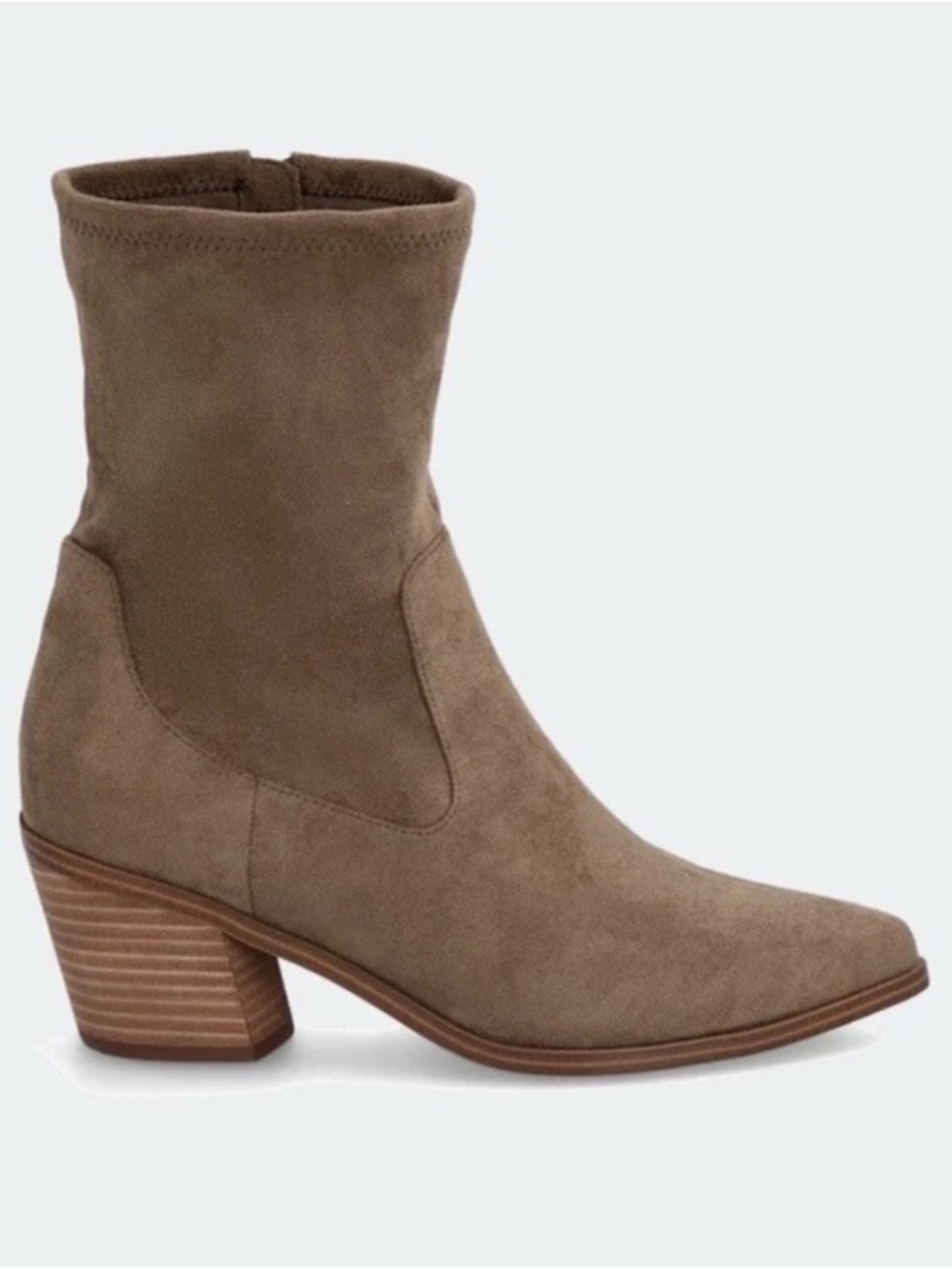 DV Dolce Vita Suede Ankle Boot Brown